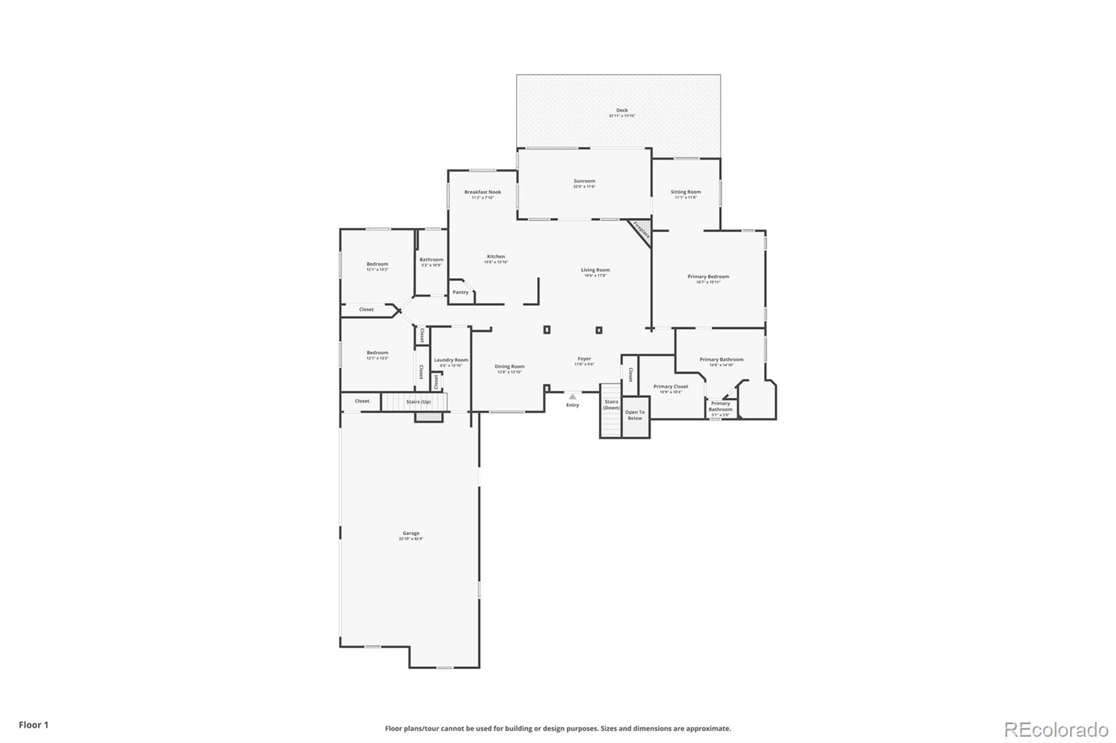 5220 Roundup Ridge Road Colorado Springs, CO 80908 - Photo 48 of 50 a picture of floor plan