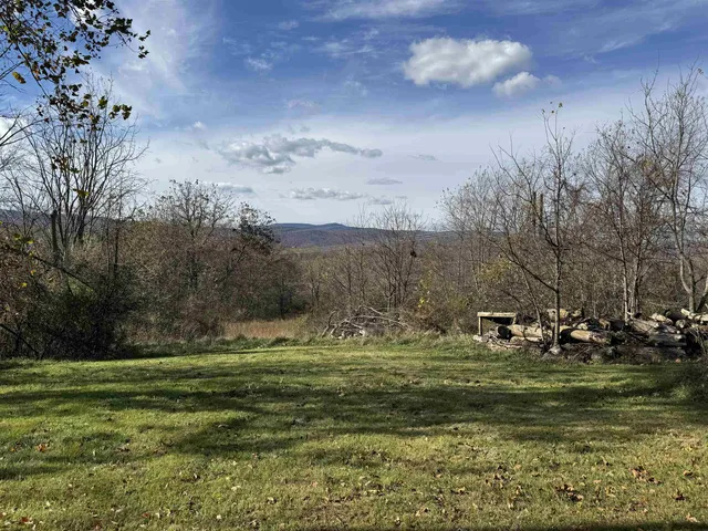 a view of field with trees