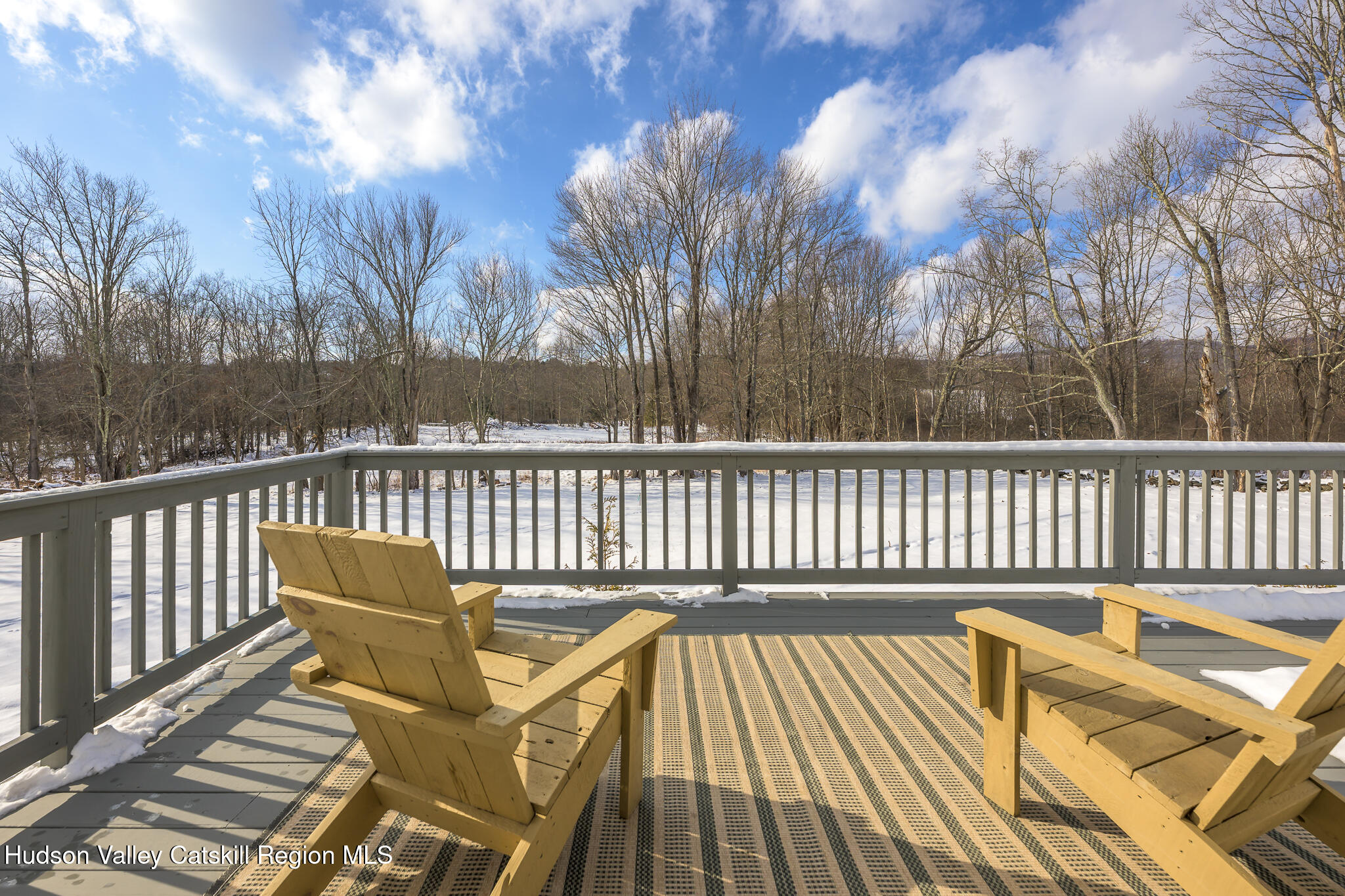 305 Mitchell Hollow Road Windham, NY 12496 - Photo 36 of 39 a roof deck view with iron fence