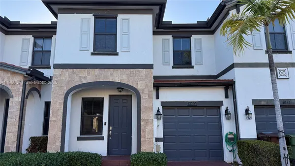 a view of front door of house