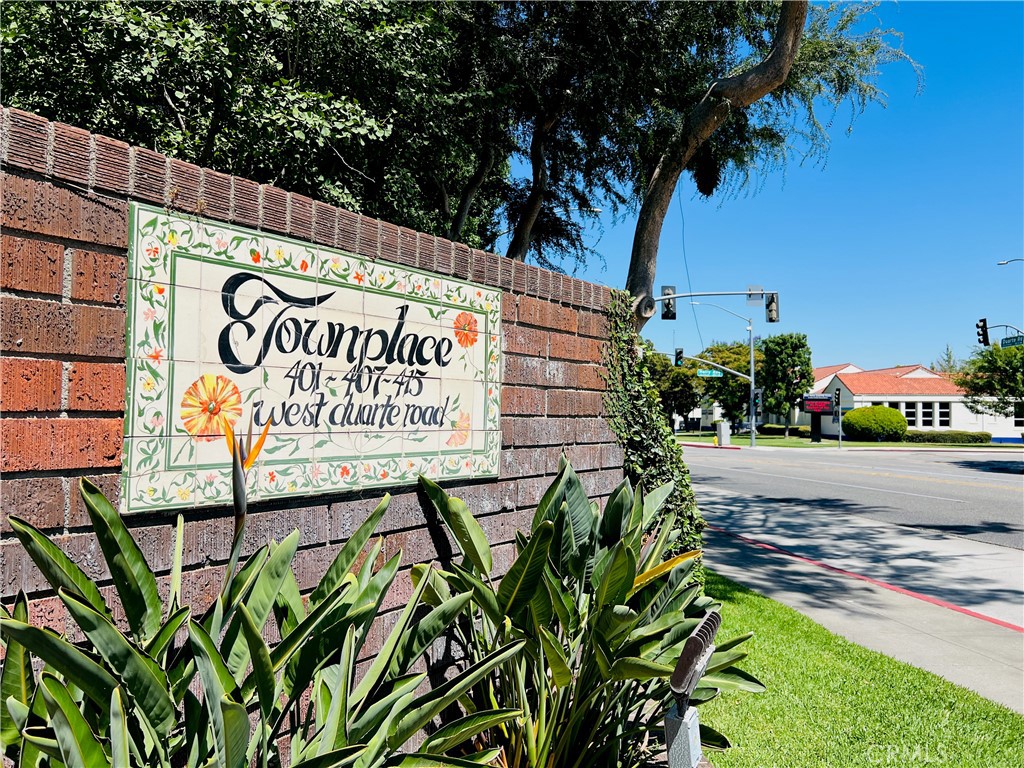 415 West Duarte Road, Unit 2 Arcadia, CA 91007 - Photo 30 of 30 a sign on the side of a building