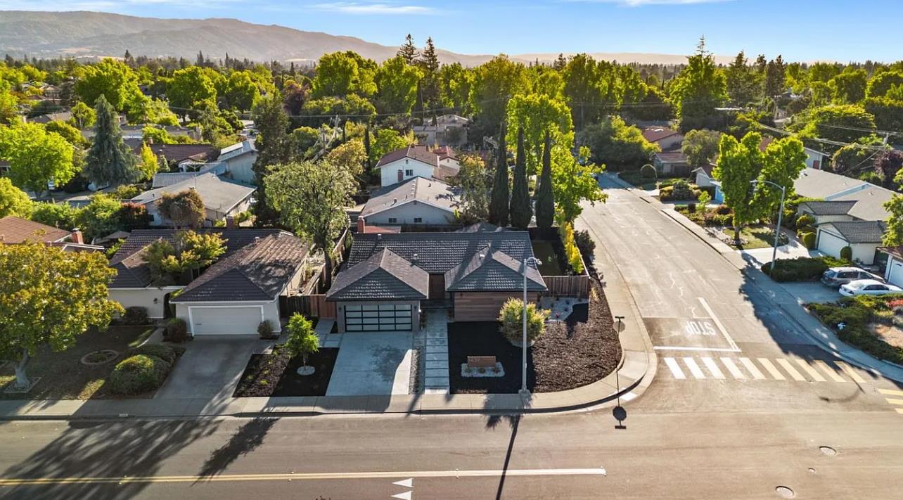 1439 Bittern Drive Sunnyvale, CA 94087 - Photo 24 of 28 an aerial view of a house