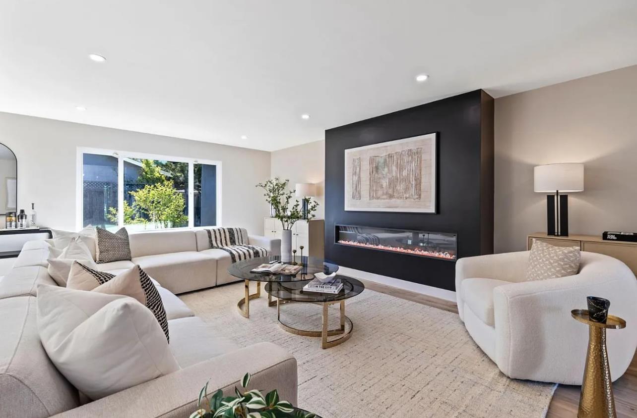 1439 Bittern Drive Sunnyvale, CA 94087 - Photo 10 of 28 a living room with furniture and a large window
