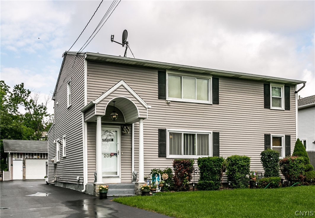 Welcome to 205 Buckley Rd. The exterior entry was