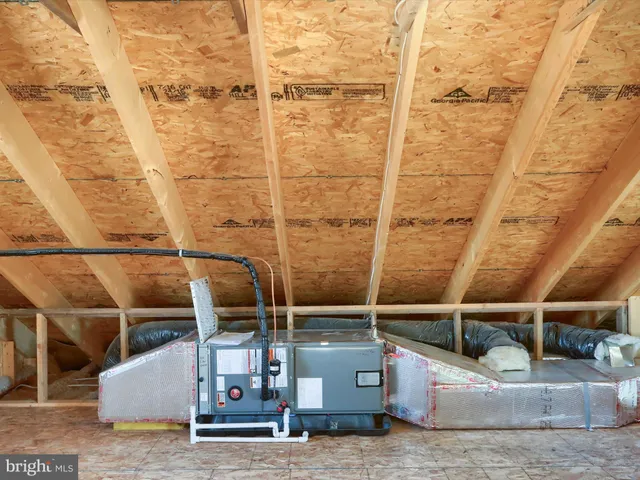 a view of a building with an empty space