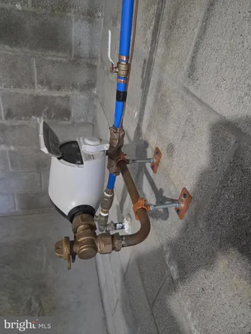 a view of swimming pool from a window