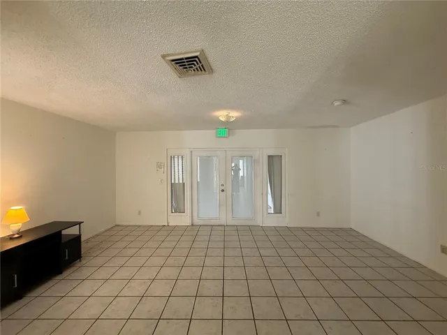 a view of empty room