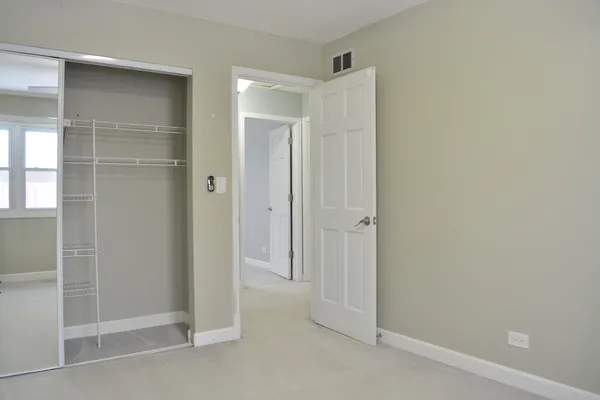 a view of a garage