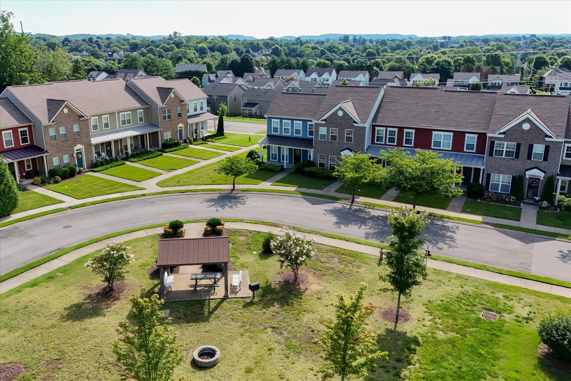 2050 Hemlock Drive Spring Hill, TN 37174 - Photo 37 of 48 an aerial view of a house with a big yard