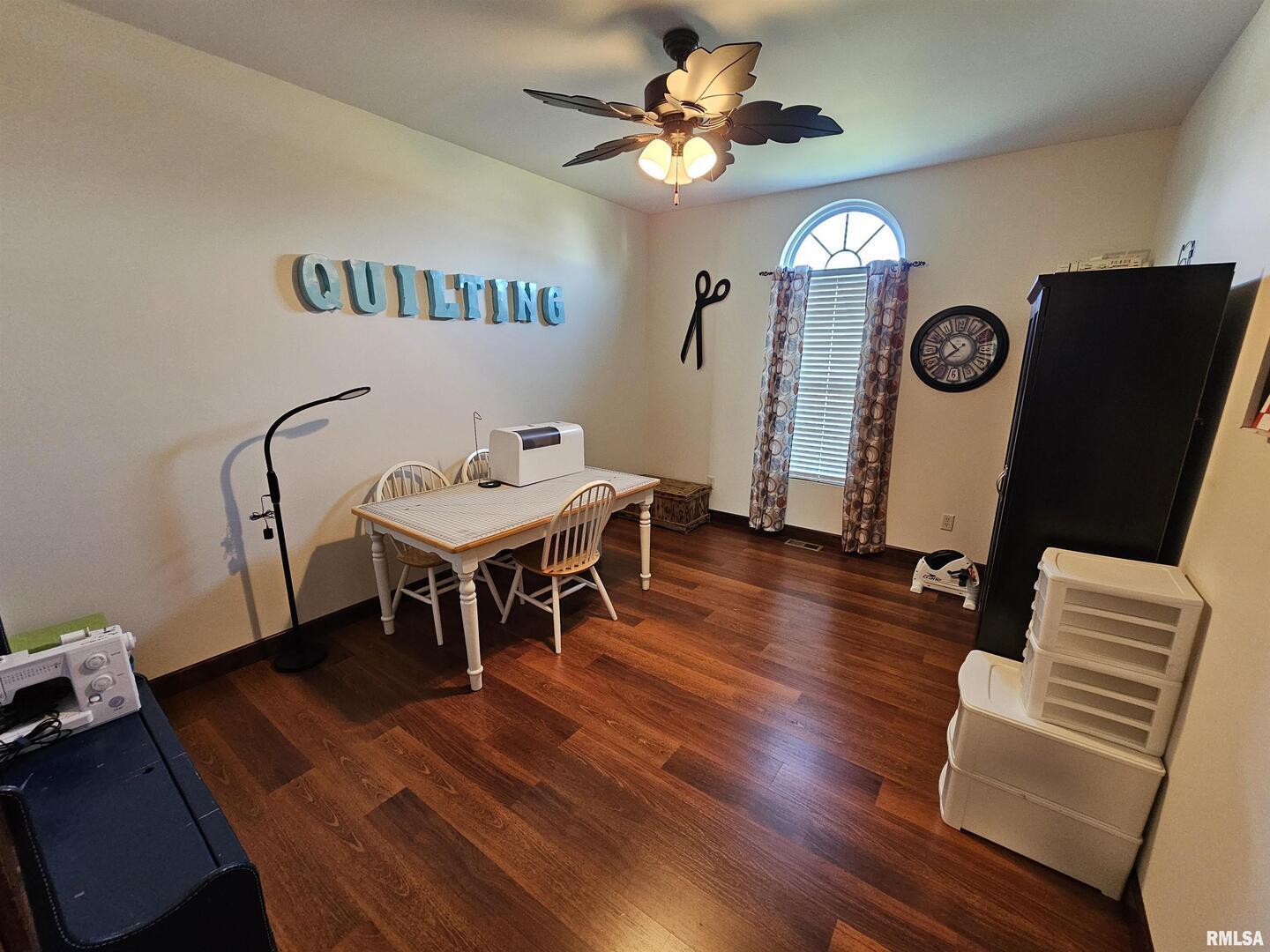 10586 North Spring Garden Lane Mount Vernon, IL 62864 - Photo 39 of 39 a view of a dining room with furniture window and wooden floor