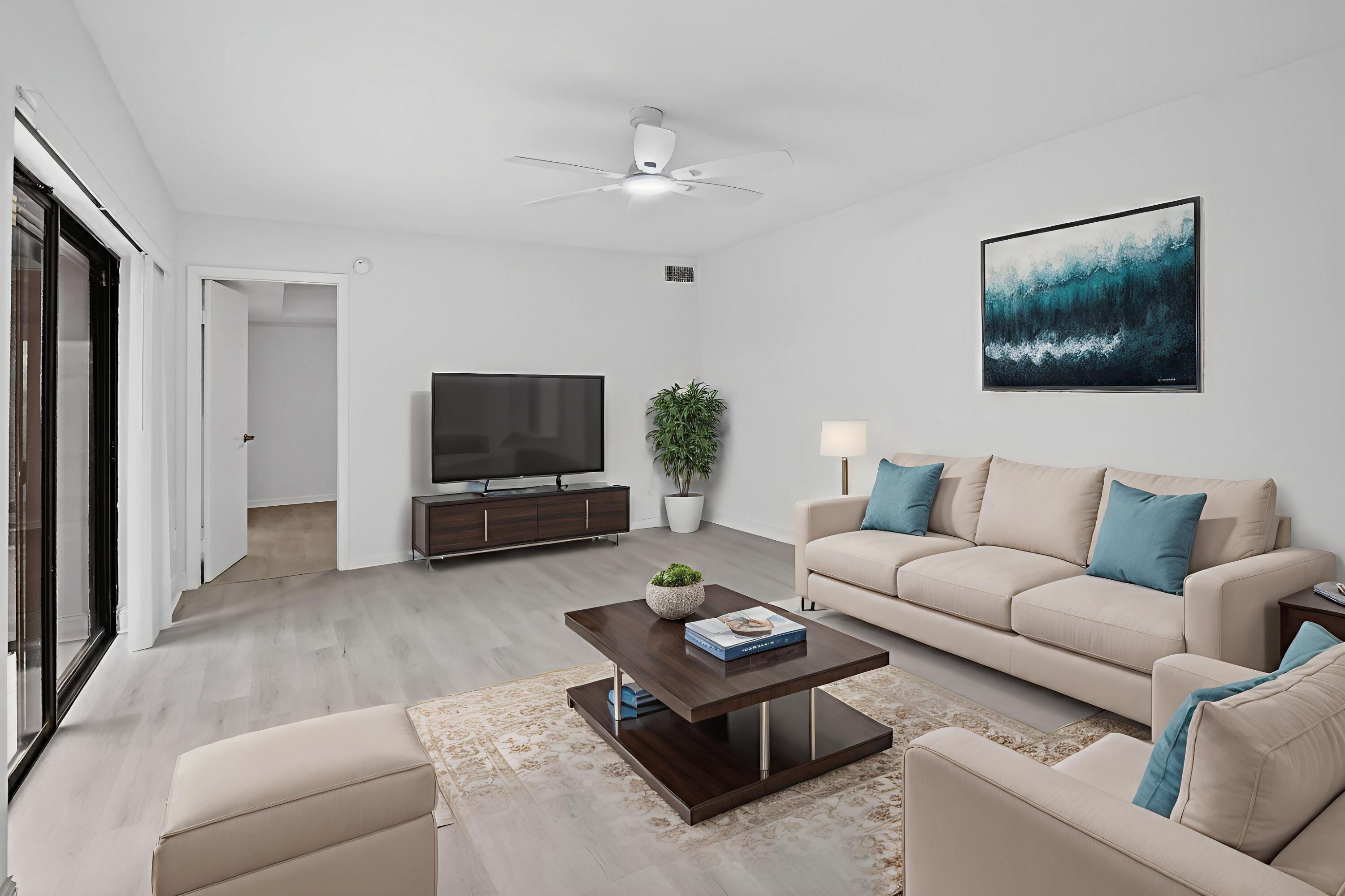 Living Room - Virtually Staged
