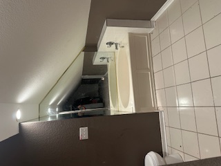 1017 West 3rd Street Taylor, TX 76574 - Photo 14 of 23 a bathroom with a sink a toilet and a mirror
