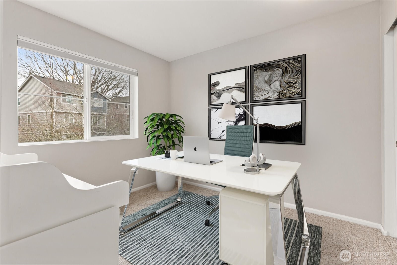 6011 29th Avenue Southwest Seattle, WA 98126 - Photo 17 of 29 a view of a workspace with furniture