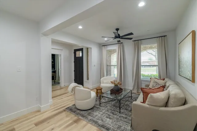 a room with furniture and window