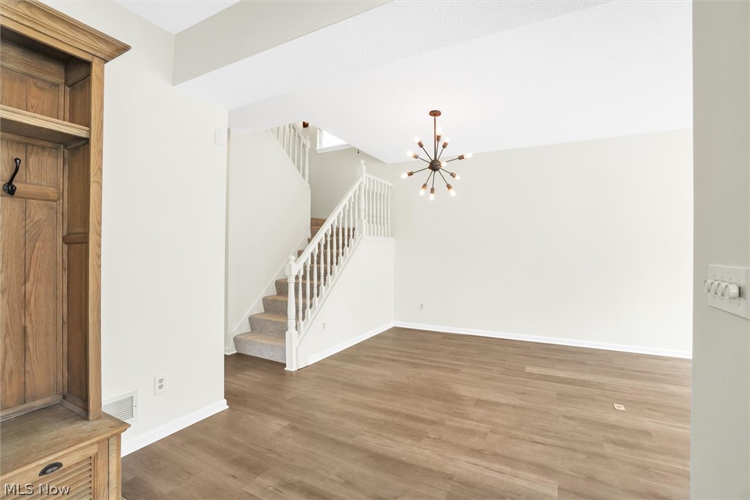 622 Literary Road Cleveland, OH 44113 - Photo 15 of 24 Entire townhome was just freshly painted and new flooring installed throughout the first floor living areas.