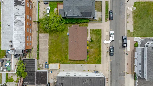 a view of a city with lake