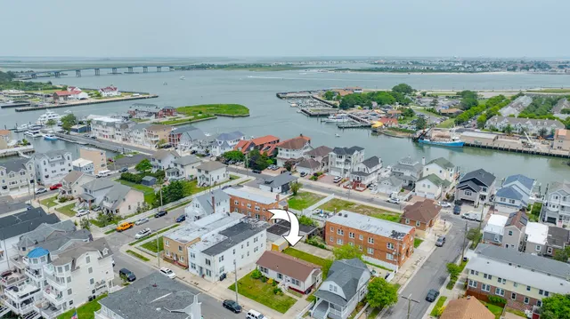 a view of a city with tall buildings