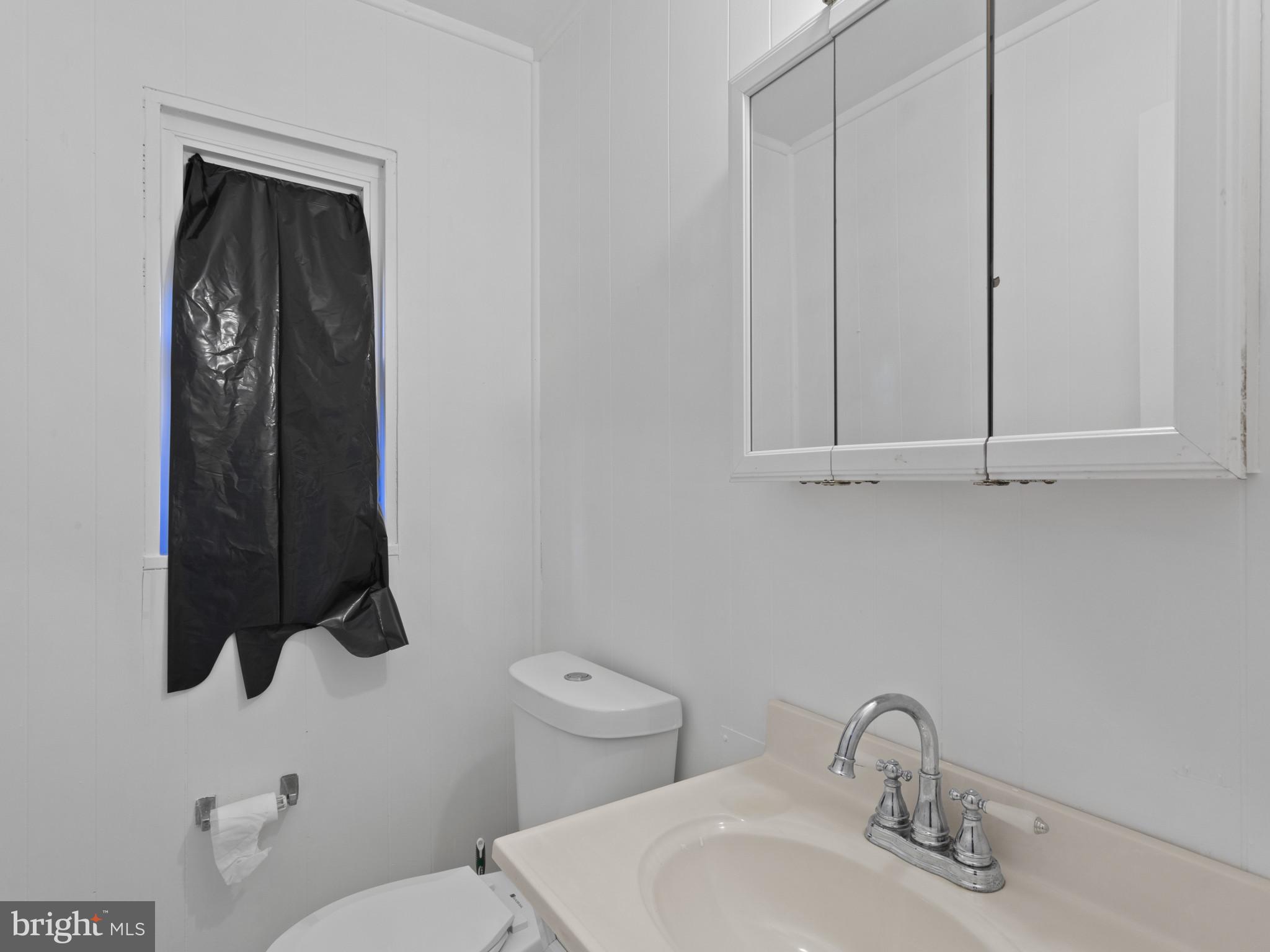 4008 24th Place Temple Hills, MD 20748 - Photo 8 of 31 a bathroom with a toilet sink and mirror