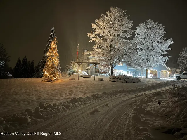 a view of street with trees