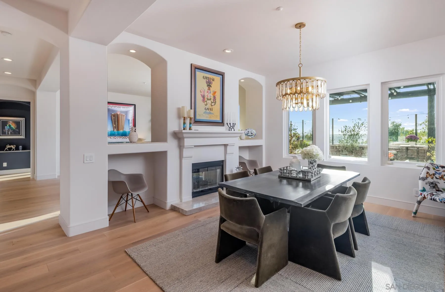 1210 Clos Duval Bonsall, CA 92003 - Photo 11 of 32 a view of a dining room with furniture window and wooden floor
