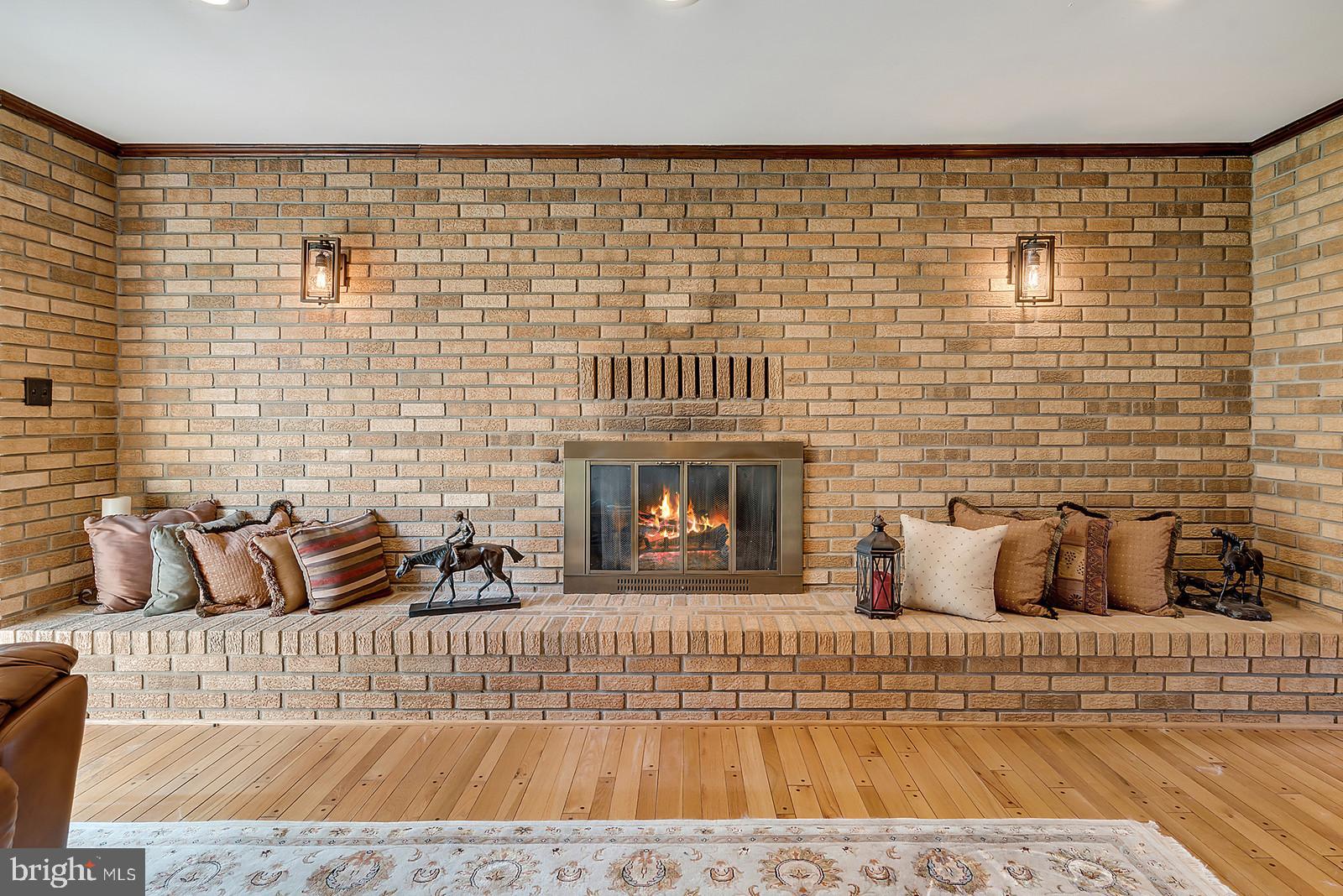 6087 Georgetown Road Broad Run, VA 20137 - Photo 21 of 61 brick hearth in family room