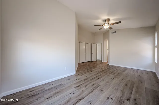 wooden floor in an empty room