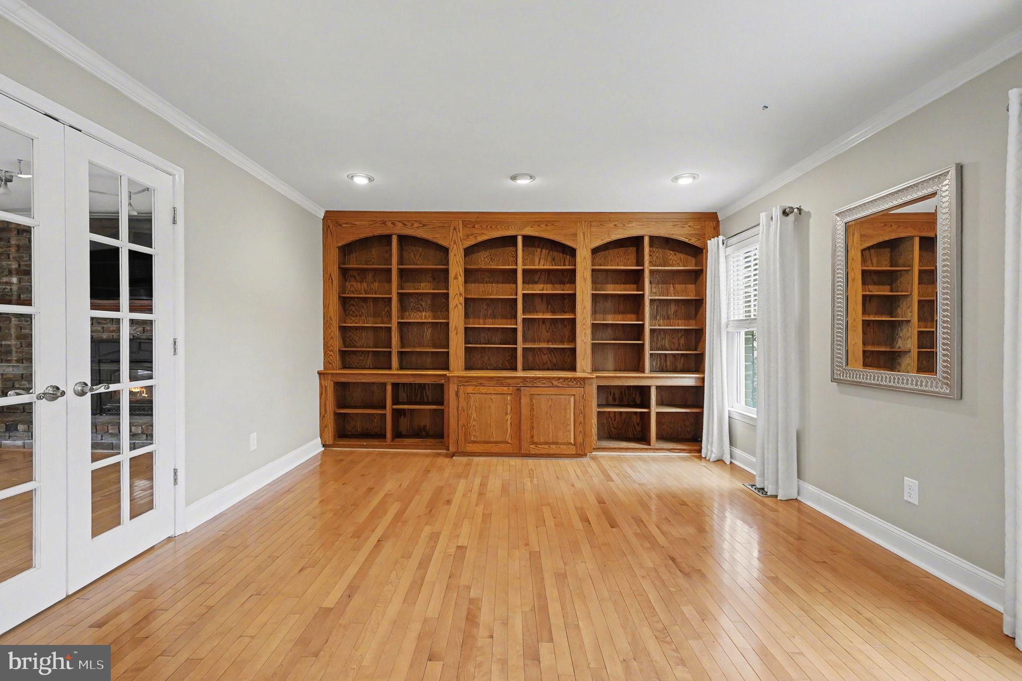1709 Campbell Road Forest Hill, MD 21050 - Photo 20 of 58 Living Room- Built In Shelving & Recessed Lighting