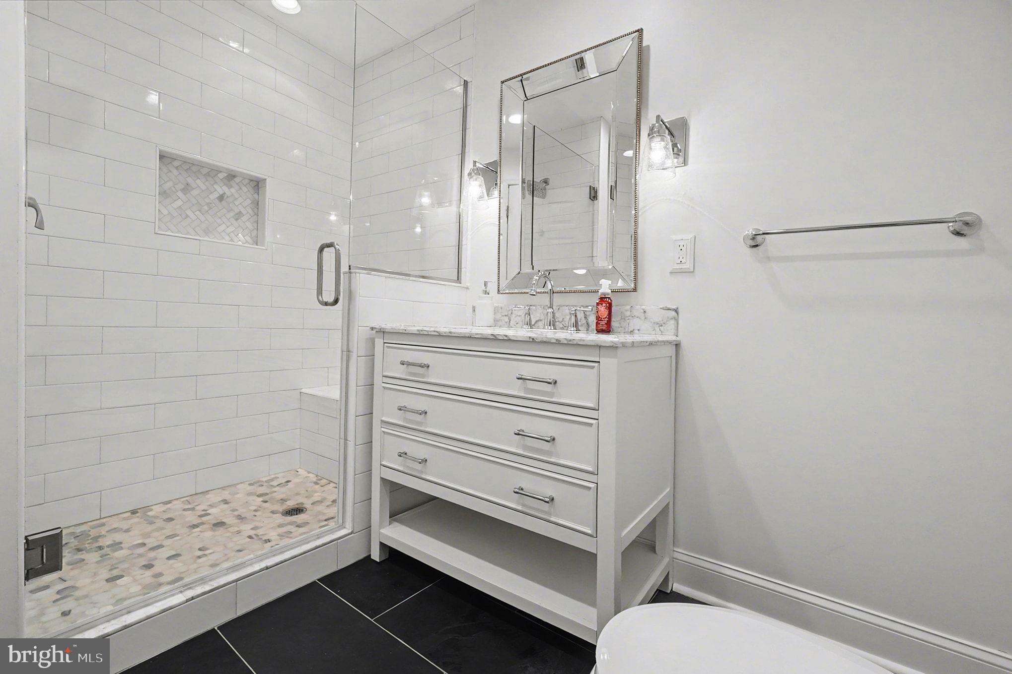 1709 Campbell Road Forest Hill, MD 21050 - Photo 40 of 58 Lower Level Full Bath - Renovated in 2021