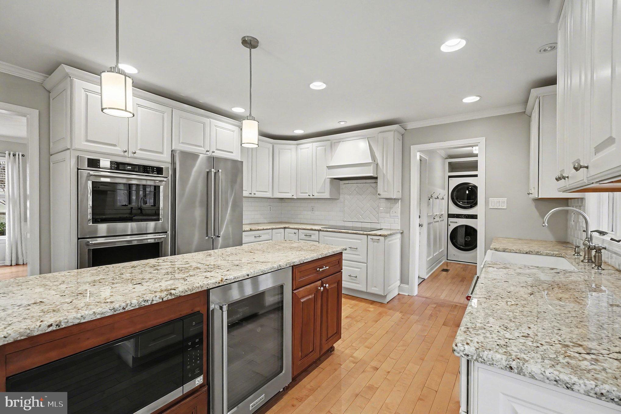 1709 Campbell Road Forest Hill, MD 21050 - Photo 9 of 58 Kitchen - Wine Fridge and Stainless Appliances