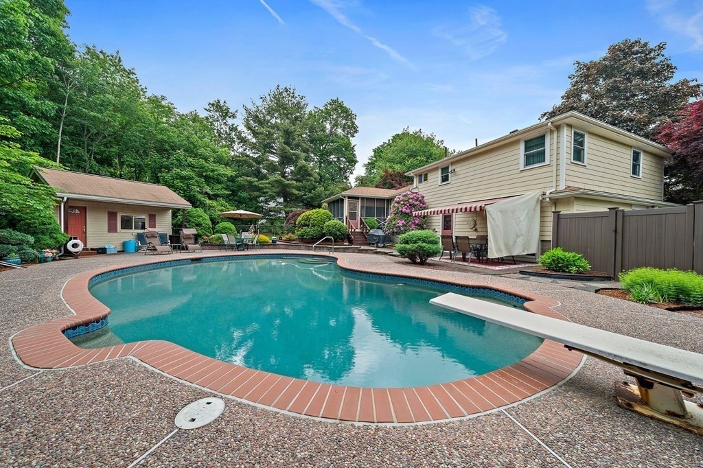 4 Kings Road Canton, MA 02021 - Photo 27 of 33 a view of a house with swimming pool