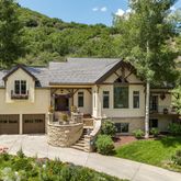 front view of house with a yard