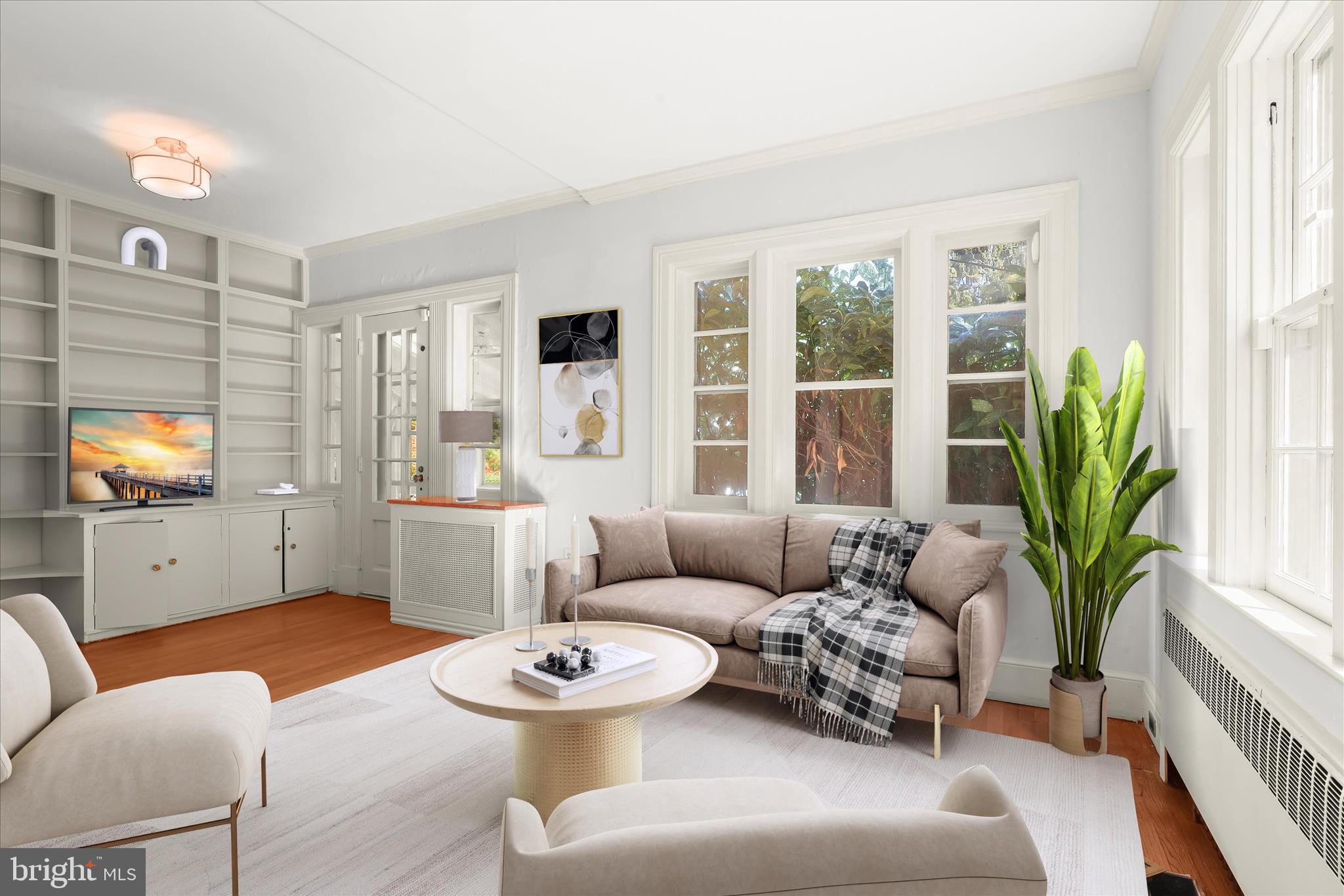 2209 Ken Oak Road Baltimore, MD 21209 - Photo 24 of 102 a living room with furniture and a large window
