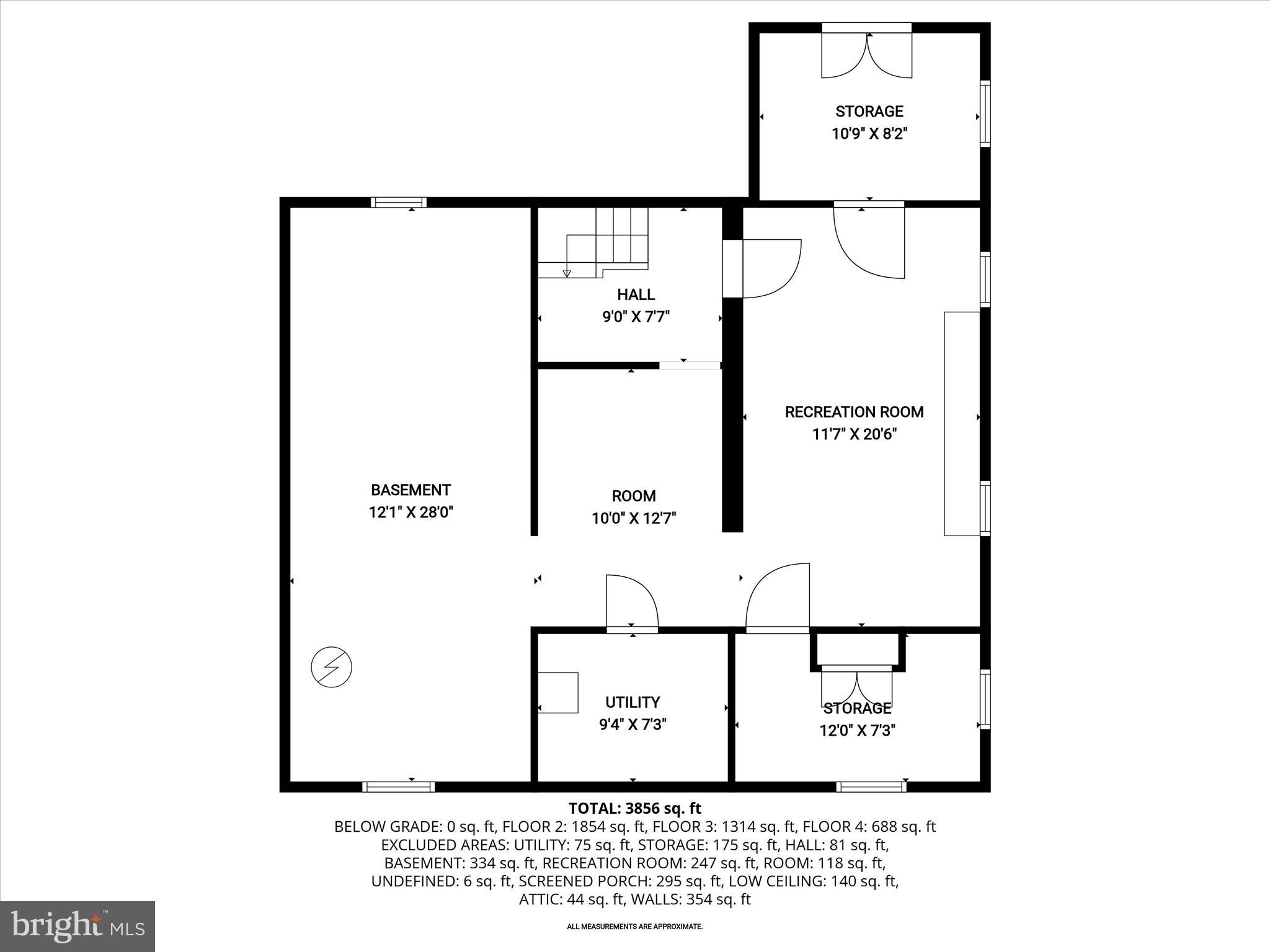 2209 Ken Oak Road Baltimore, MD 21209 - Photo 99 of 102 Lower Level Floor Plan