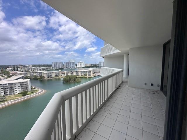 1000 West Island Boulevard, Unit 1511 Aventura, FL 33160 - Photo 31 of 41 a view of a lake from a balcony