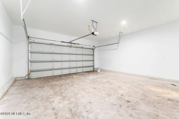 a view of a room with an empty space