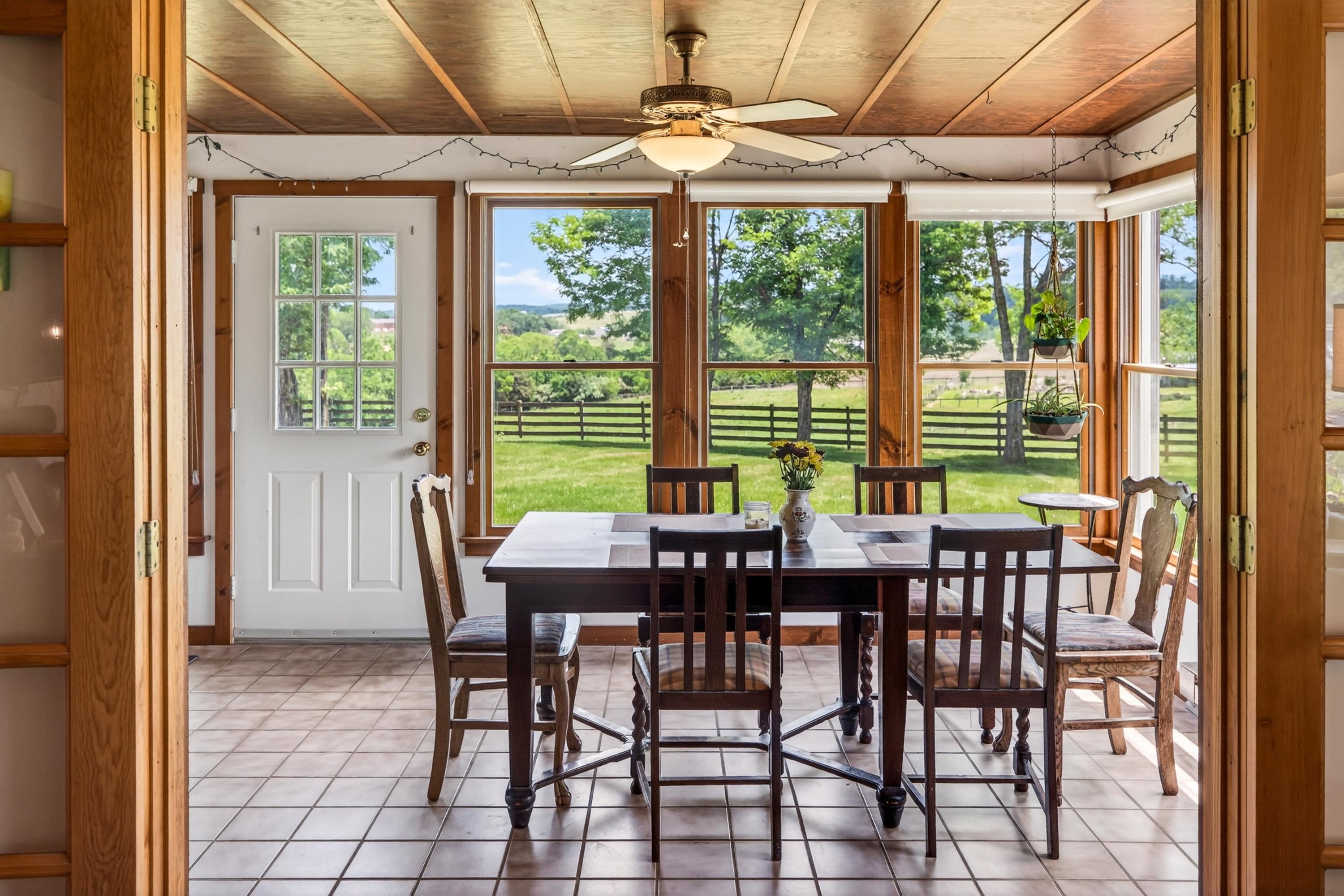 3980 Greenmount Road Harrisonburg, VA 22802 - Photo 13 of 75 The dining area offers stunning view of the backyard and offers large windows and tile flooring throughout.