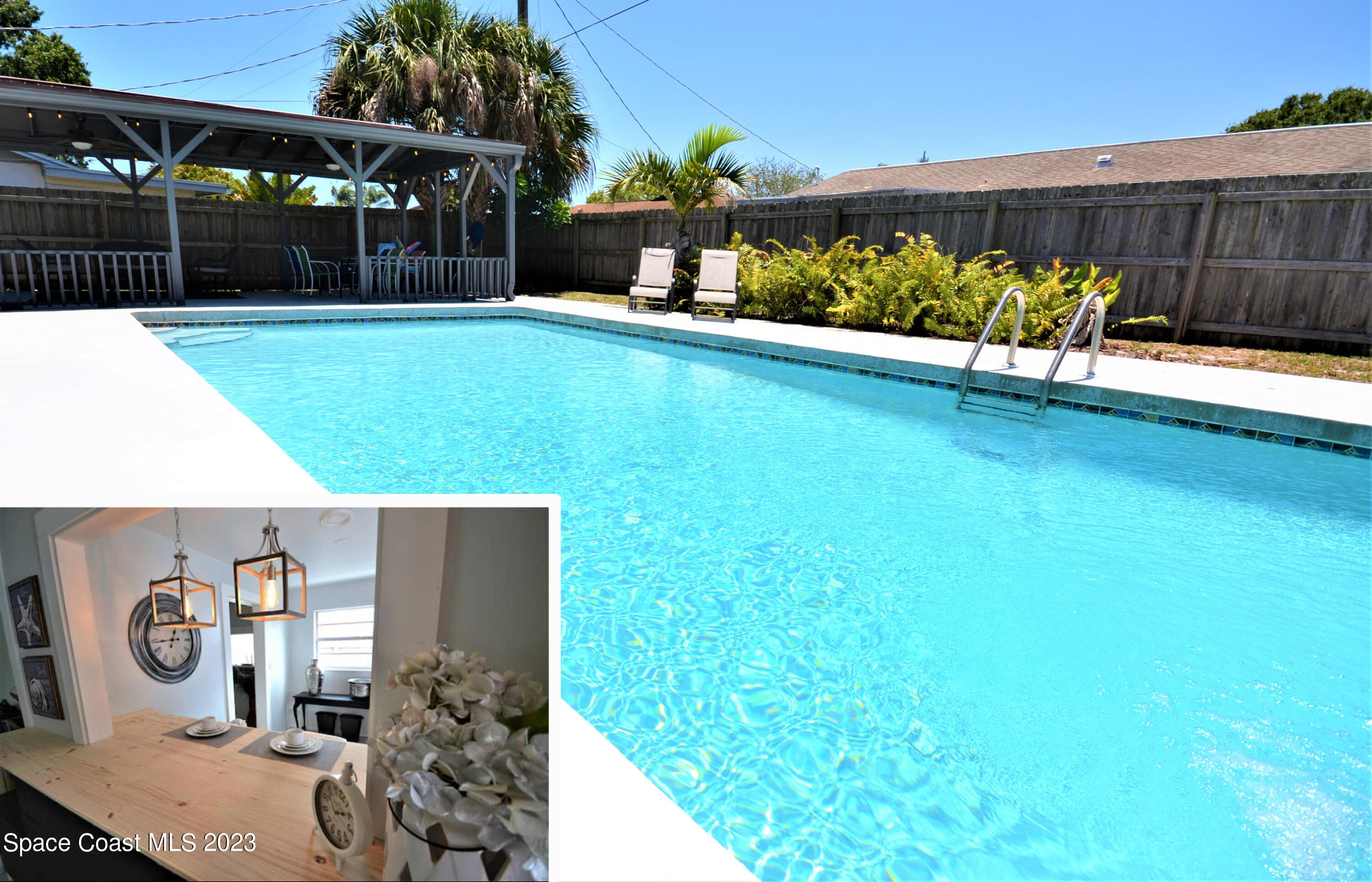 2785 Locksley Road Melbourne, FL 32935 - Photo 7 of 34 a view of a patio with a table and chairs