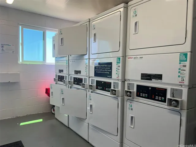 a room with storage and utility