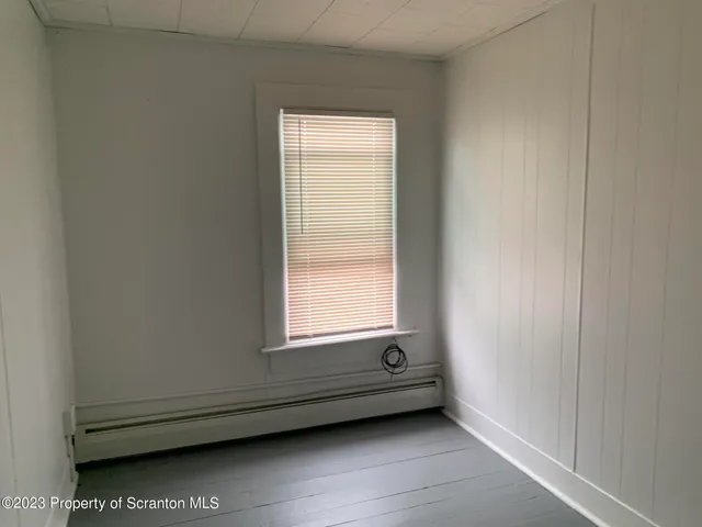 a view of a window in a room