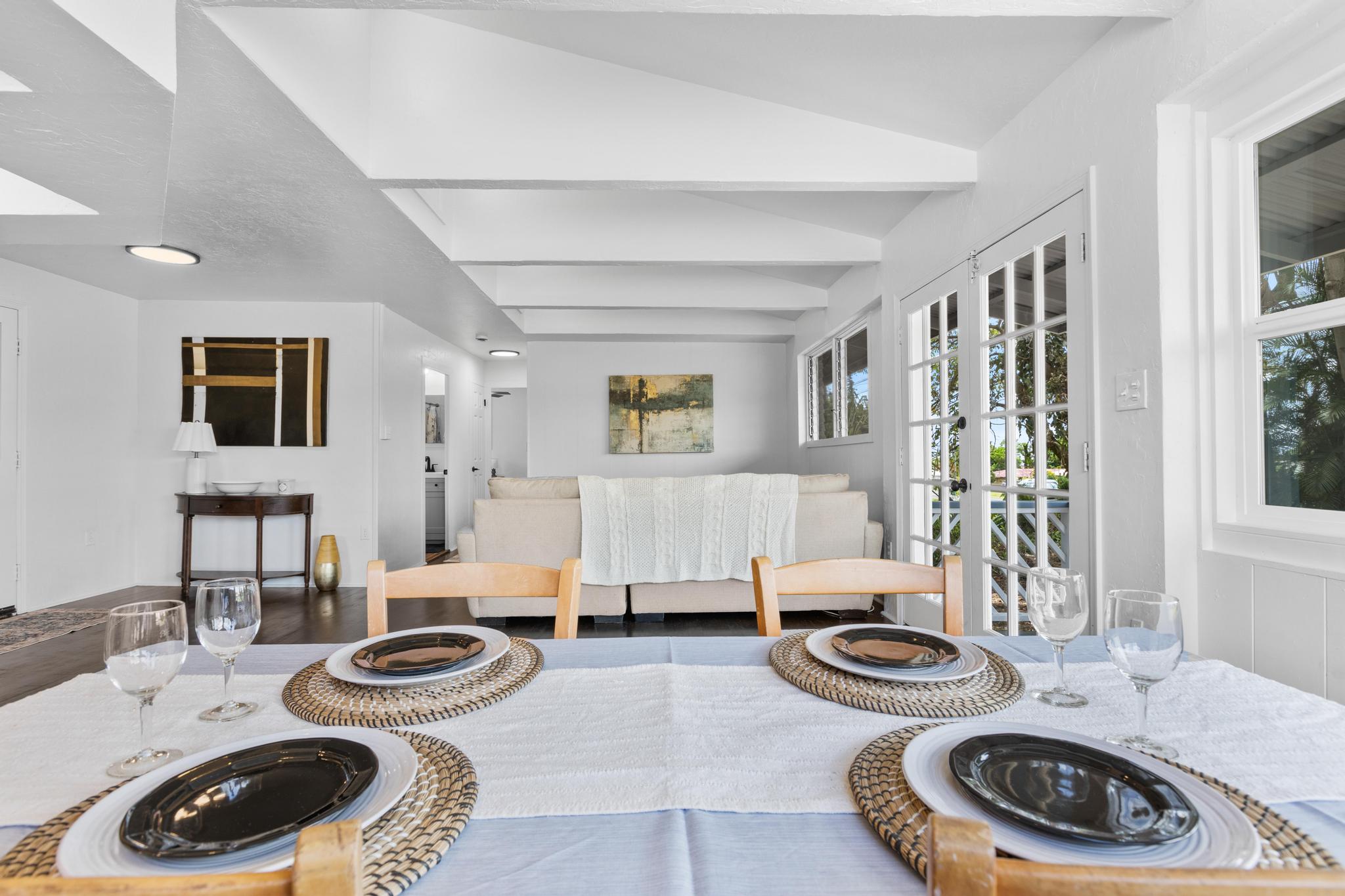 446 Ainaola Drive Hilo, HI 96720 - Photo 9 of 30 a living room with furniture and a wooden floor