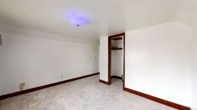 a view of an empty room