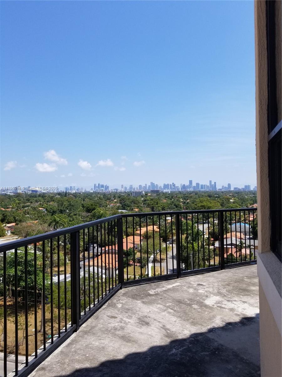 55 Merrick Way, Unit 828 Coral Gables, FL 33134 - Photo 6 of 17 a view of balcony with city