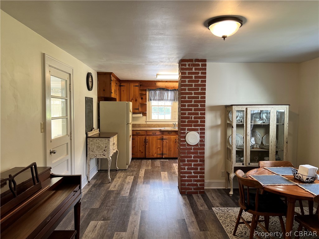 2138 Bethel Beach Road Onemo, VA 23130 - Photo 13 of 39 Dining Room also accesses the side porch
