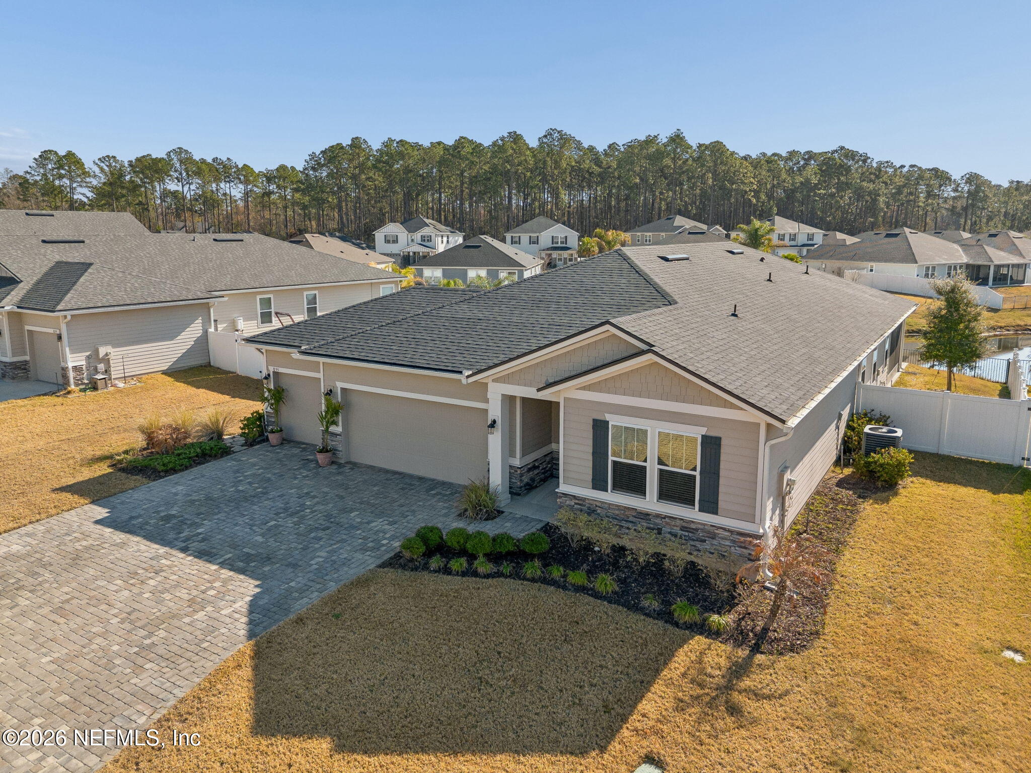 855 Flach Drive St. Johns, FL 32259 - Photo 67 of 75 Aerial Front Yard
