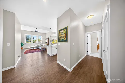 a view of a living room