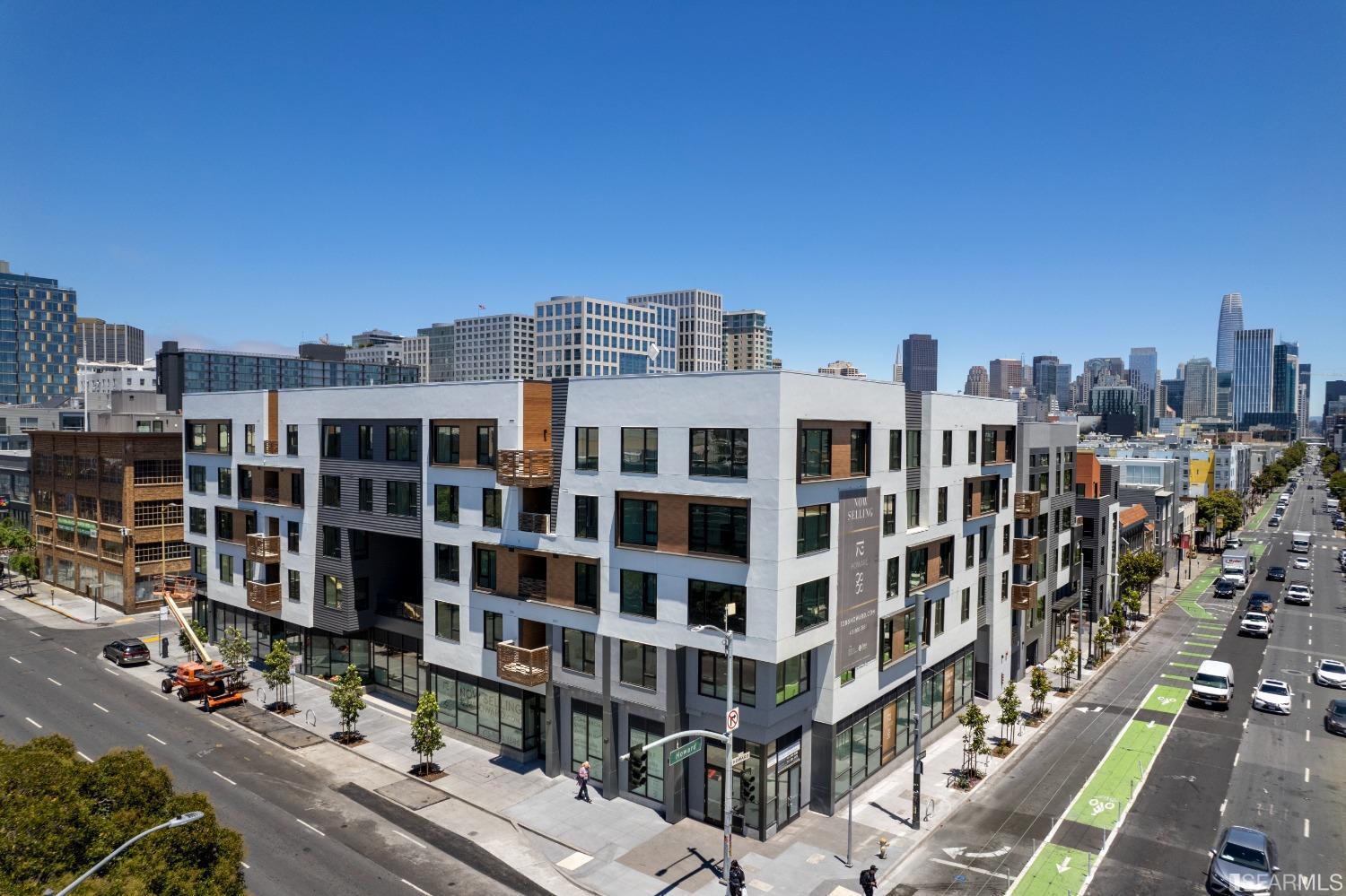 1288 Howard Street, Unit 611 San Francisco, CA 94103 - Photo 26 of 48 a view of a building with a street