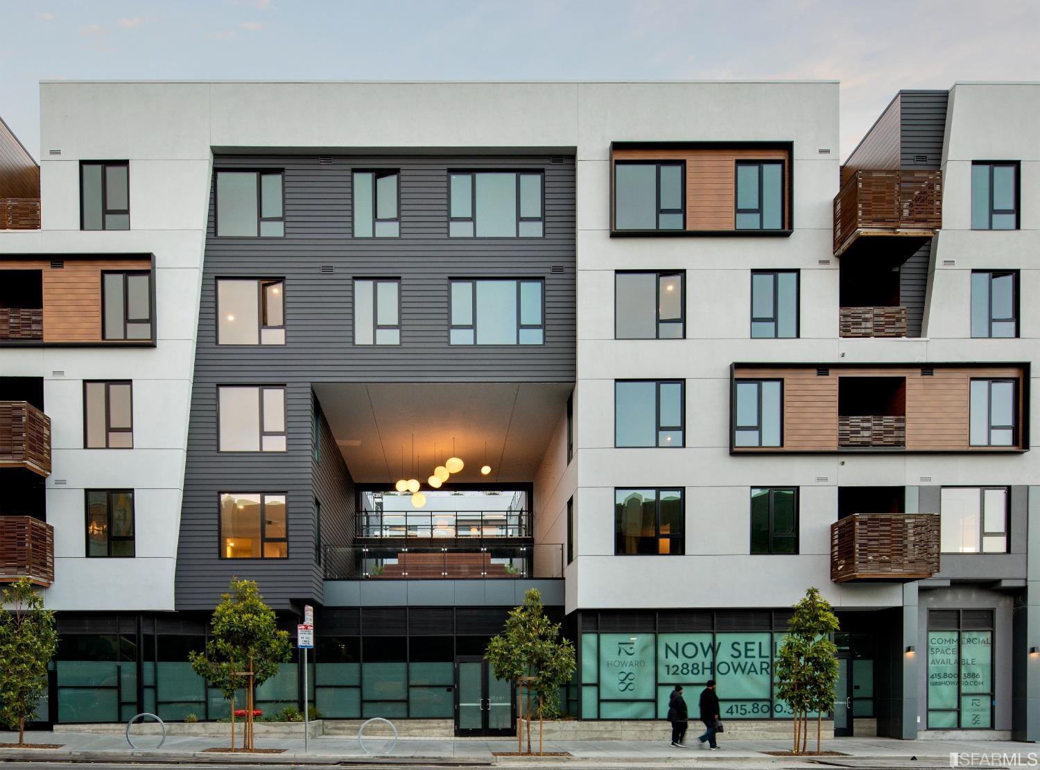 1288 Howard Street, Unit 611 San Francisco, CA 94103 - Photo 32 of 48 a front view of a multi story building