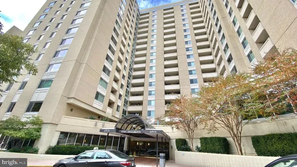 a front view of a building