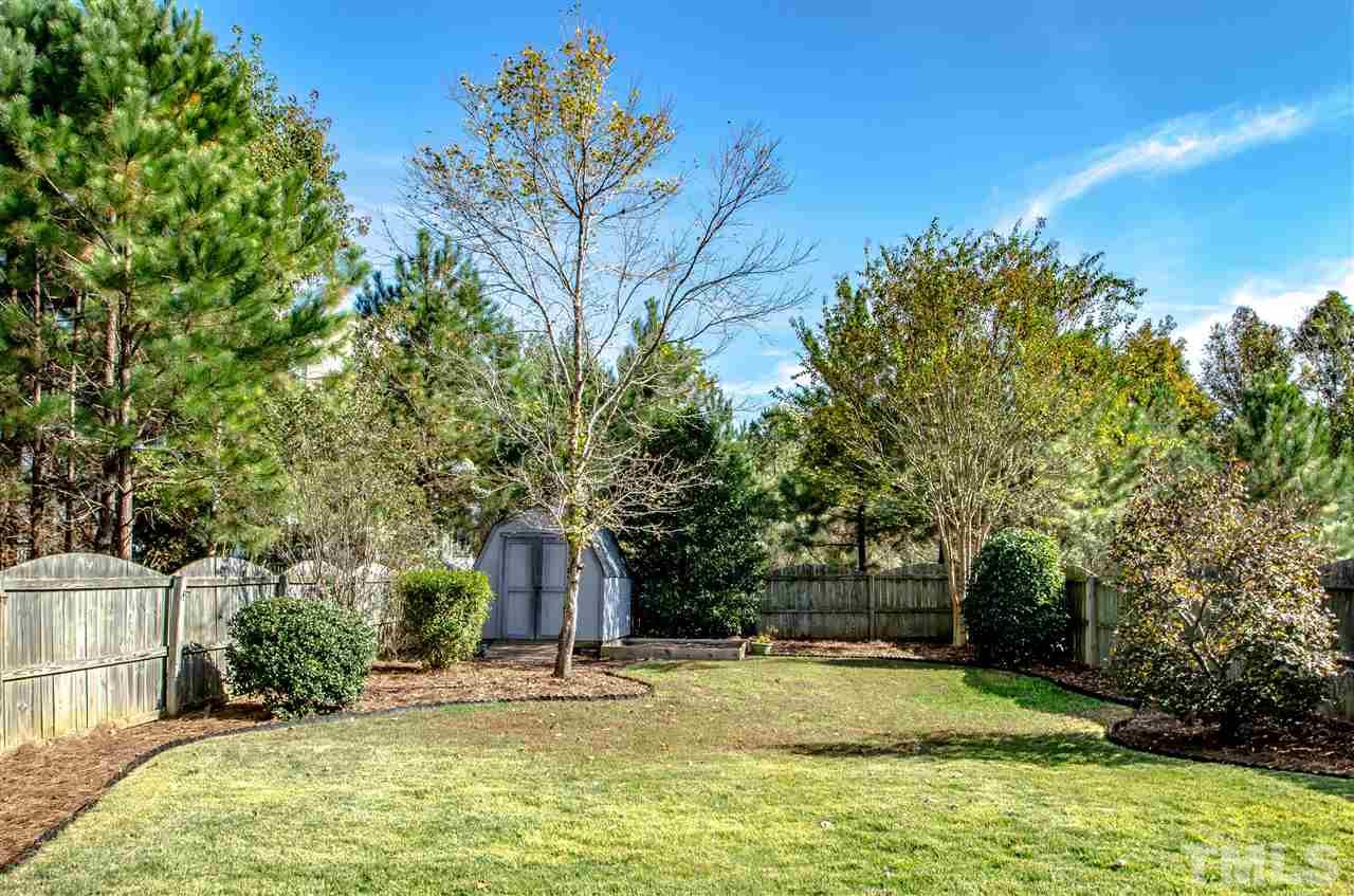 10805 Farmville Road Raleigh, NC 27614 - Photo 2 of 11 Look at this privacy! Beautifully maintained yard that is fully fenced in!