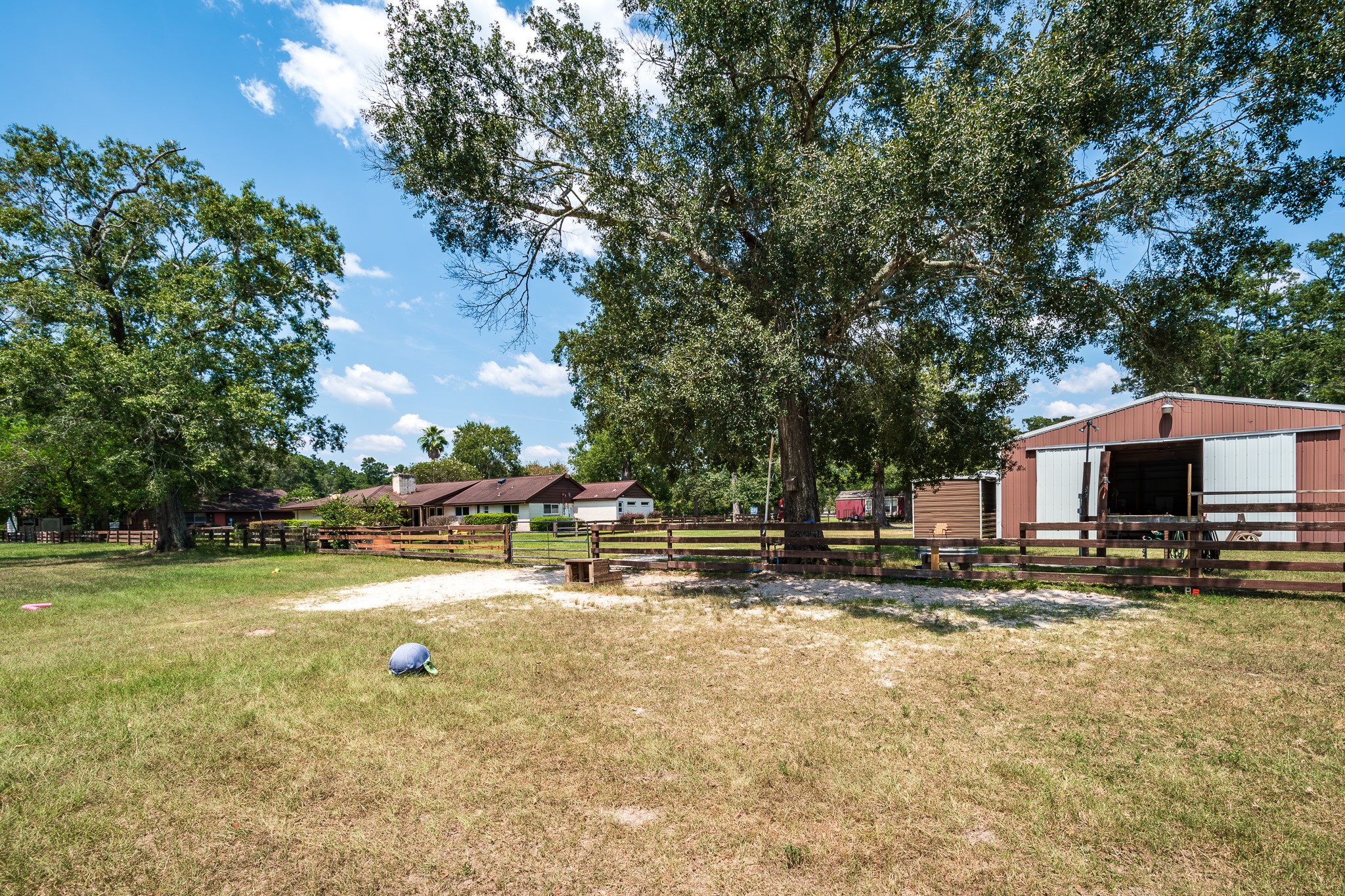 16410 Farm To Market 1485 Conroe, TX 77302 - Photo 8 of 47 a view of a yard with swimming pool and sitting area